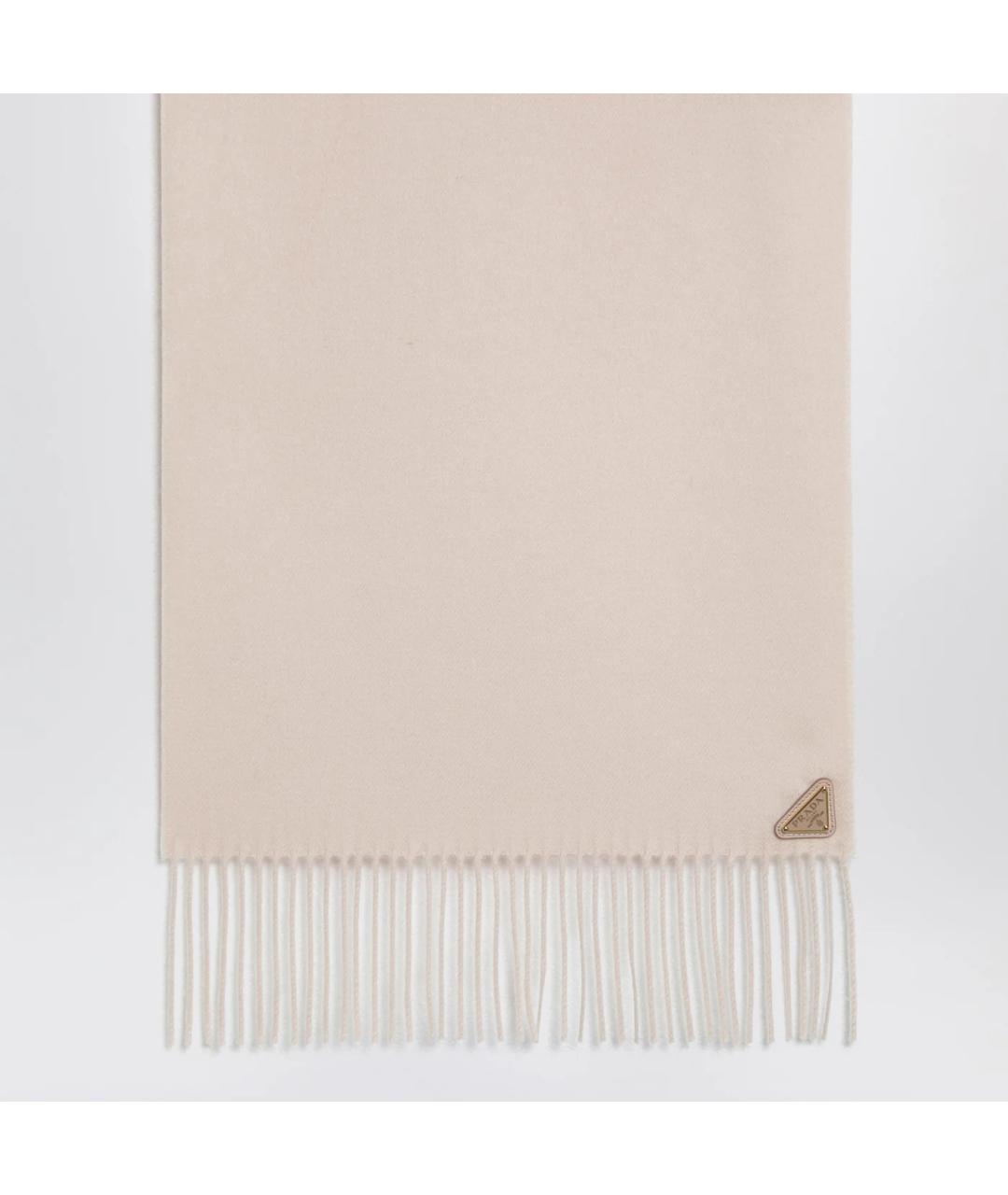 PRADA Розовый шелковый шарф, фото 2