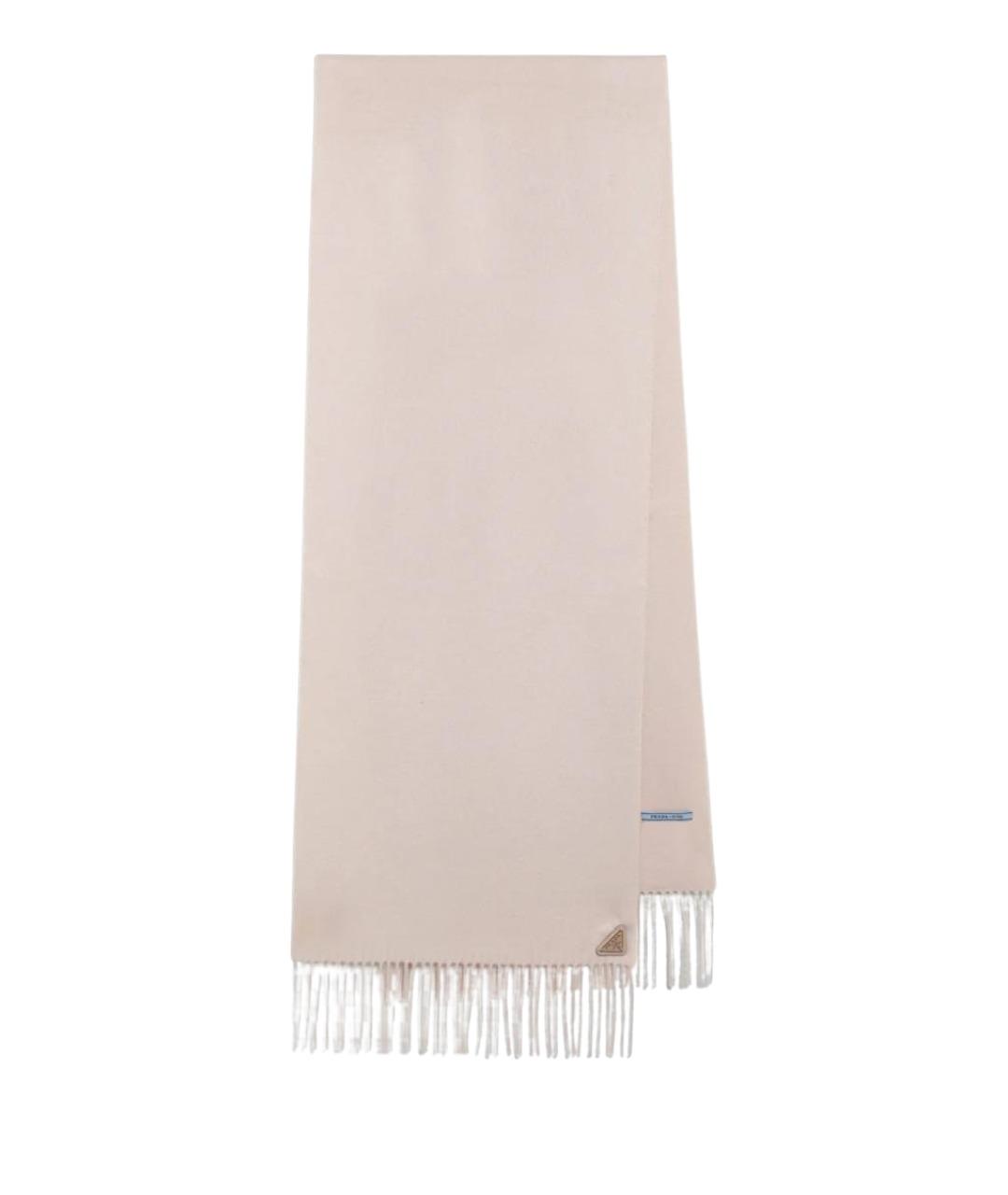 PRADA Розовый шелковый шарф, фото 1
