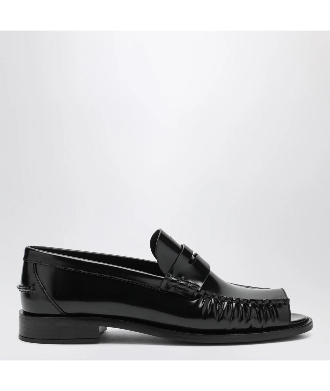 PRADA Черные кожаные лоферы, фото 3