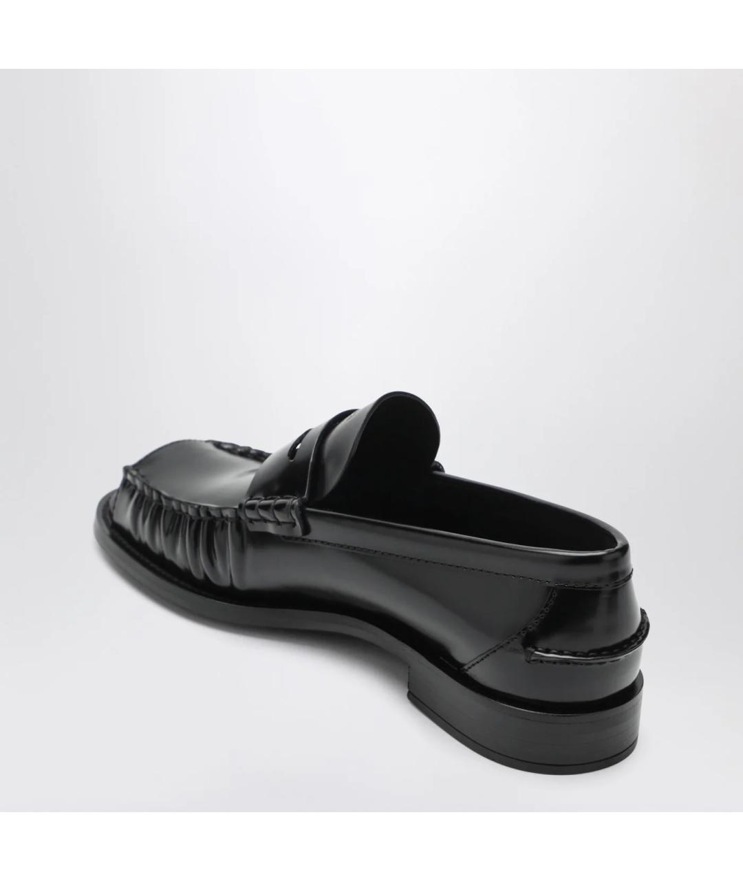 PRADA Черные кожаные лоферы, фото 2