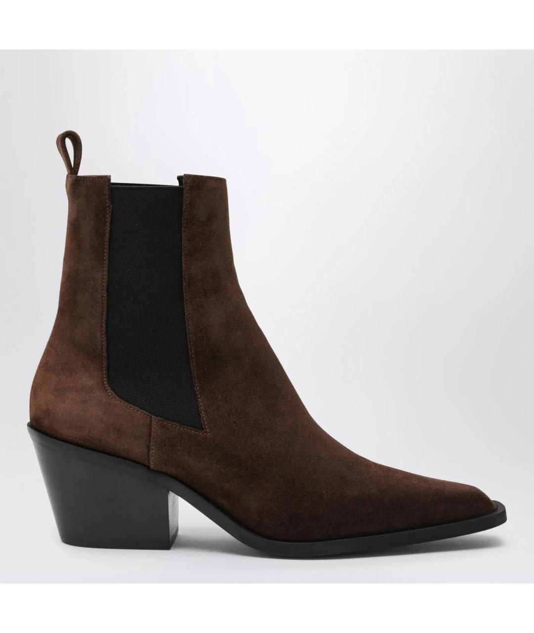 A.EMERY Коричневые замшевые ботинки, фото 3