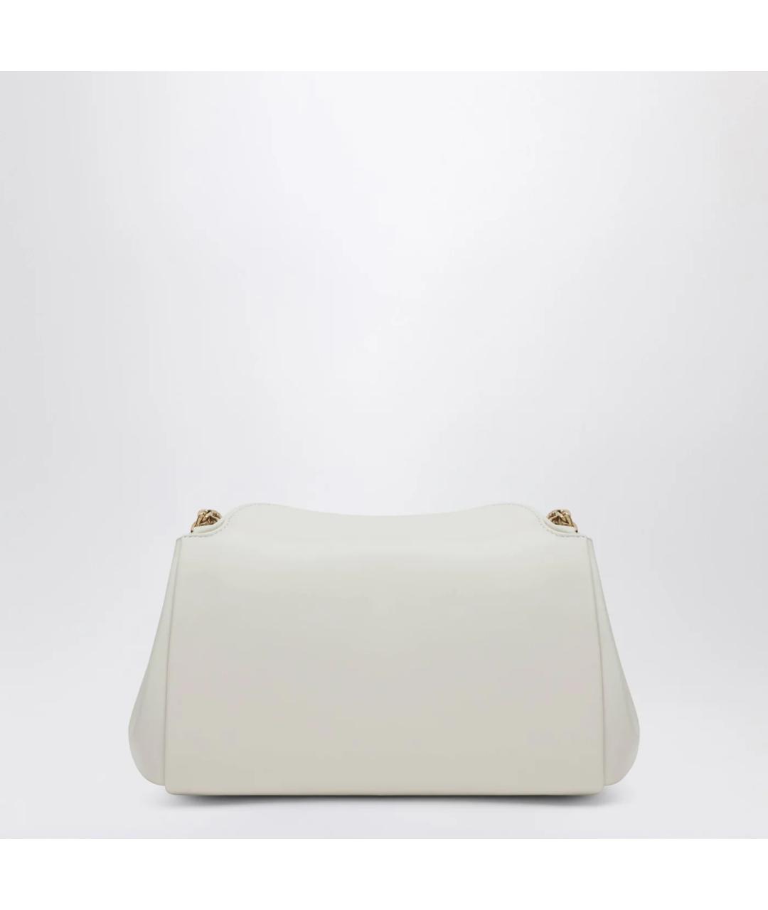 PRADA Белая кожаная сумка через плечо, фото 2