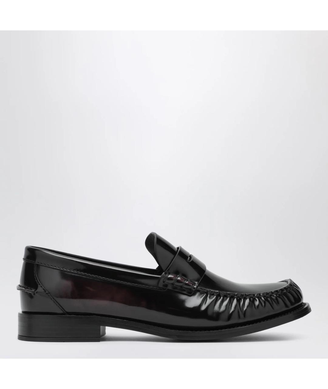 PRADA Коричневые лоферы из лакированной кожи, фото 3