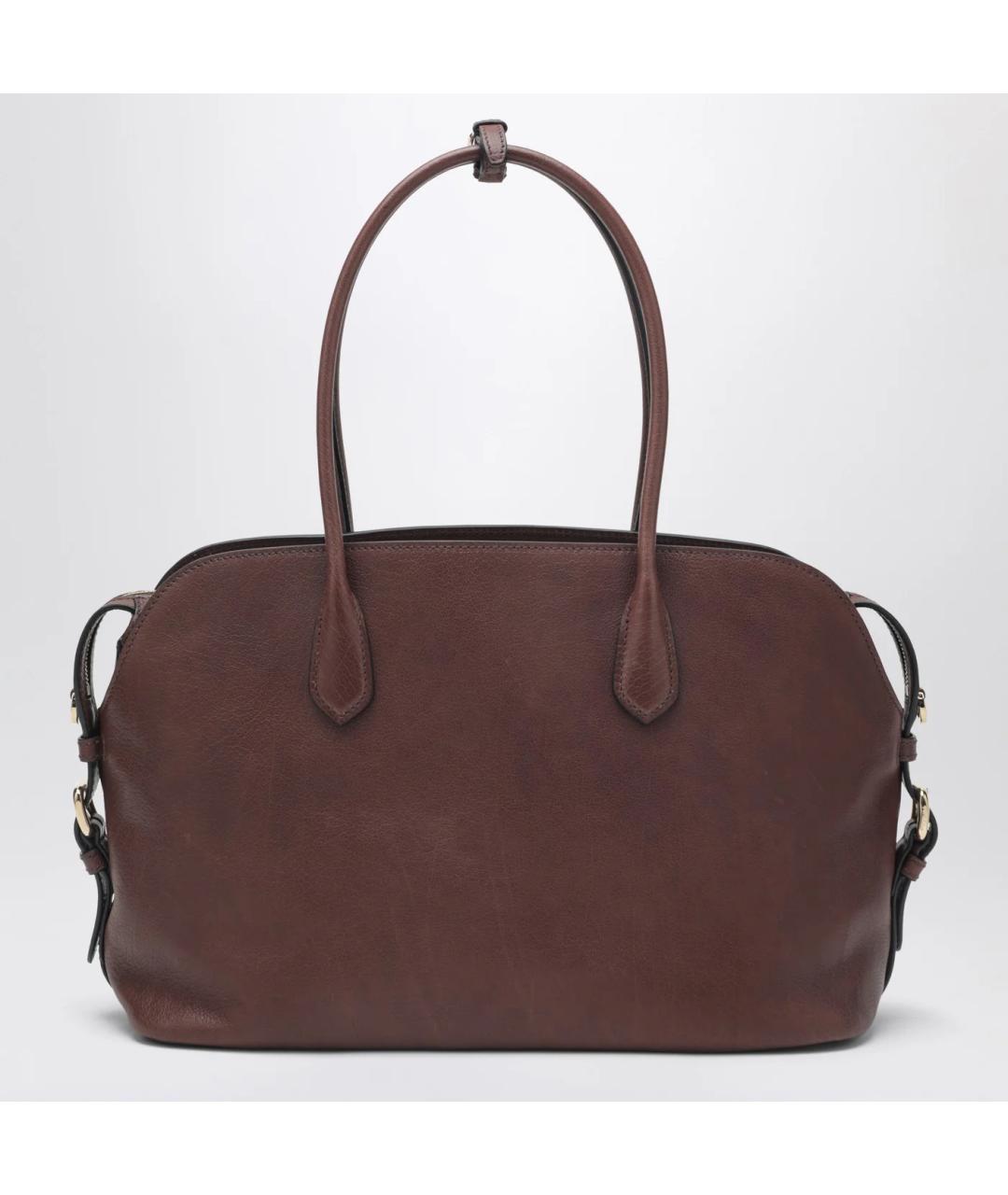 PRADA Коричневая кожаная сумка тоут, фото 2