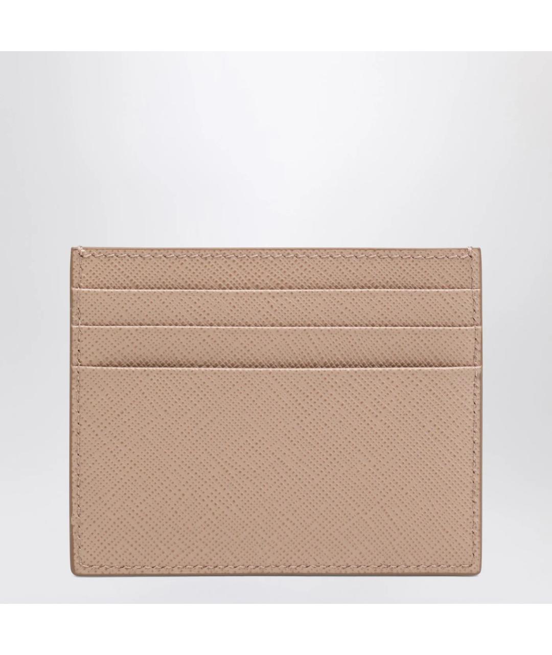 PRADA Розовый кожаный кардхолдер, фото 2