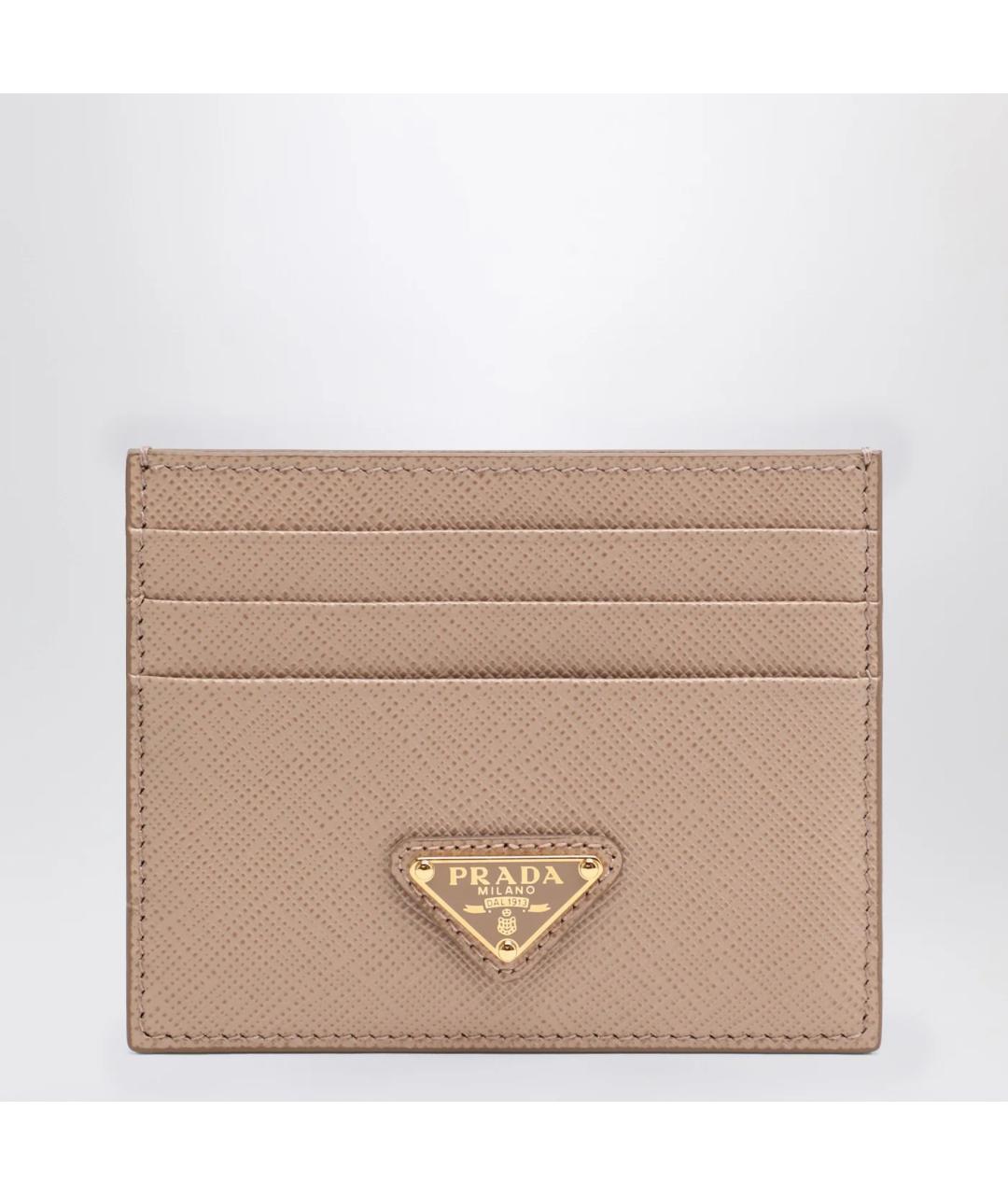 PRADA Розовый кожаный кардхолдер, фото 3