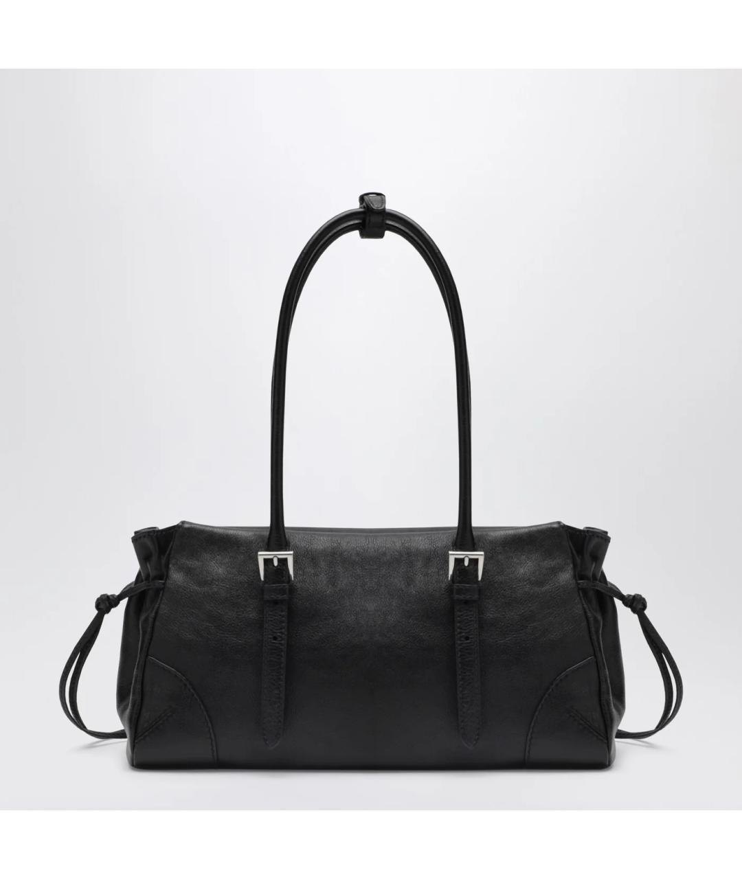 PRADA Черная кожаная сумка через плечо, фото 2