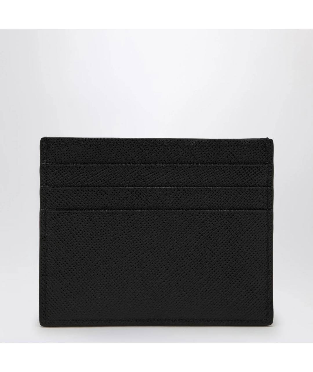 PRADA Черный кожаный кардхолдер, фото 2