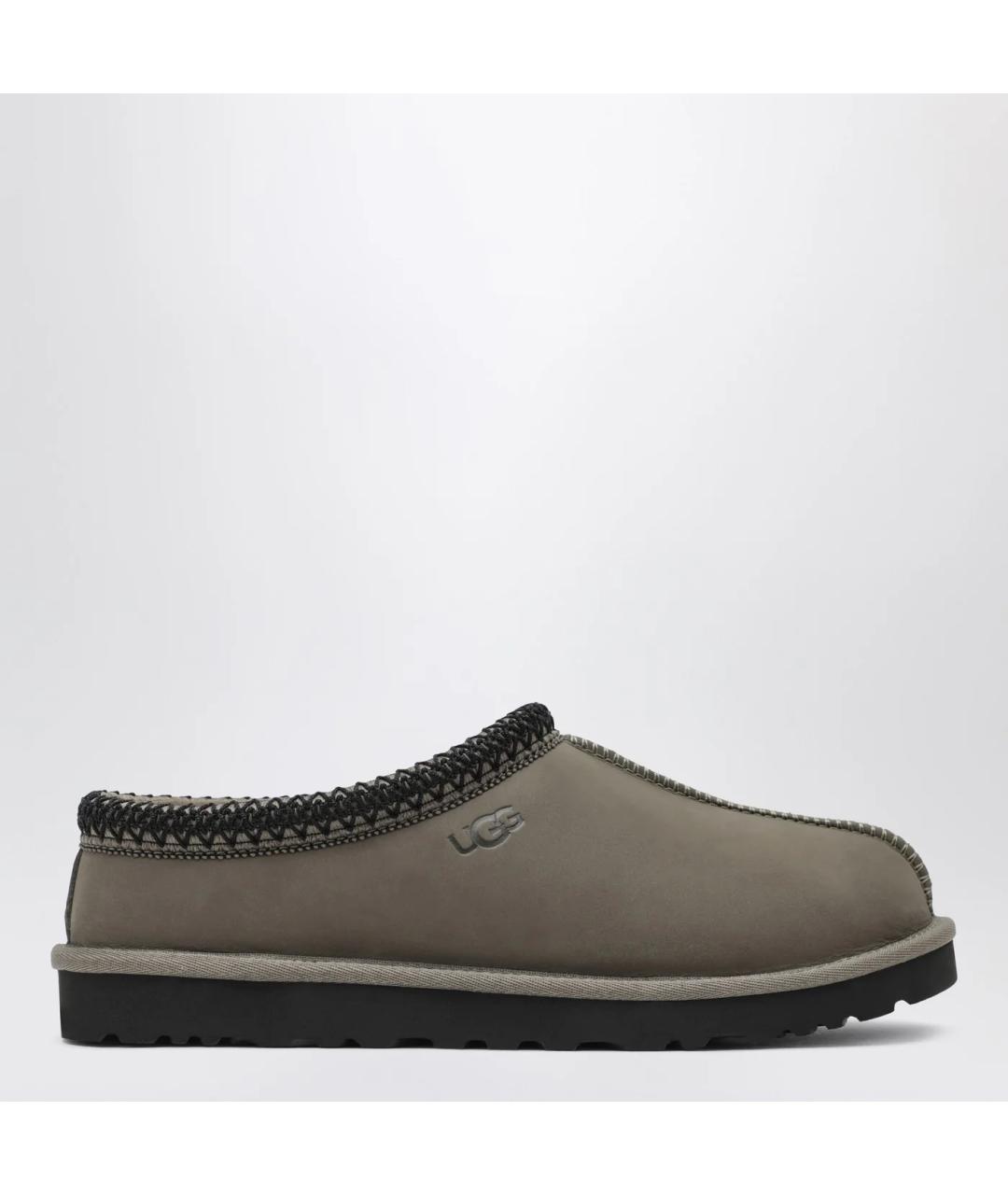 UGG AUSTRALIA Зеленые замшевые низкие ботинки, фото 3