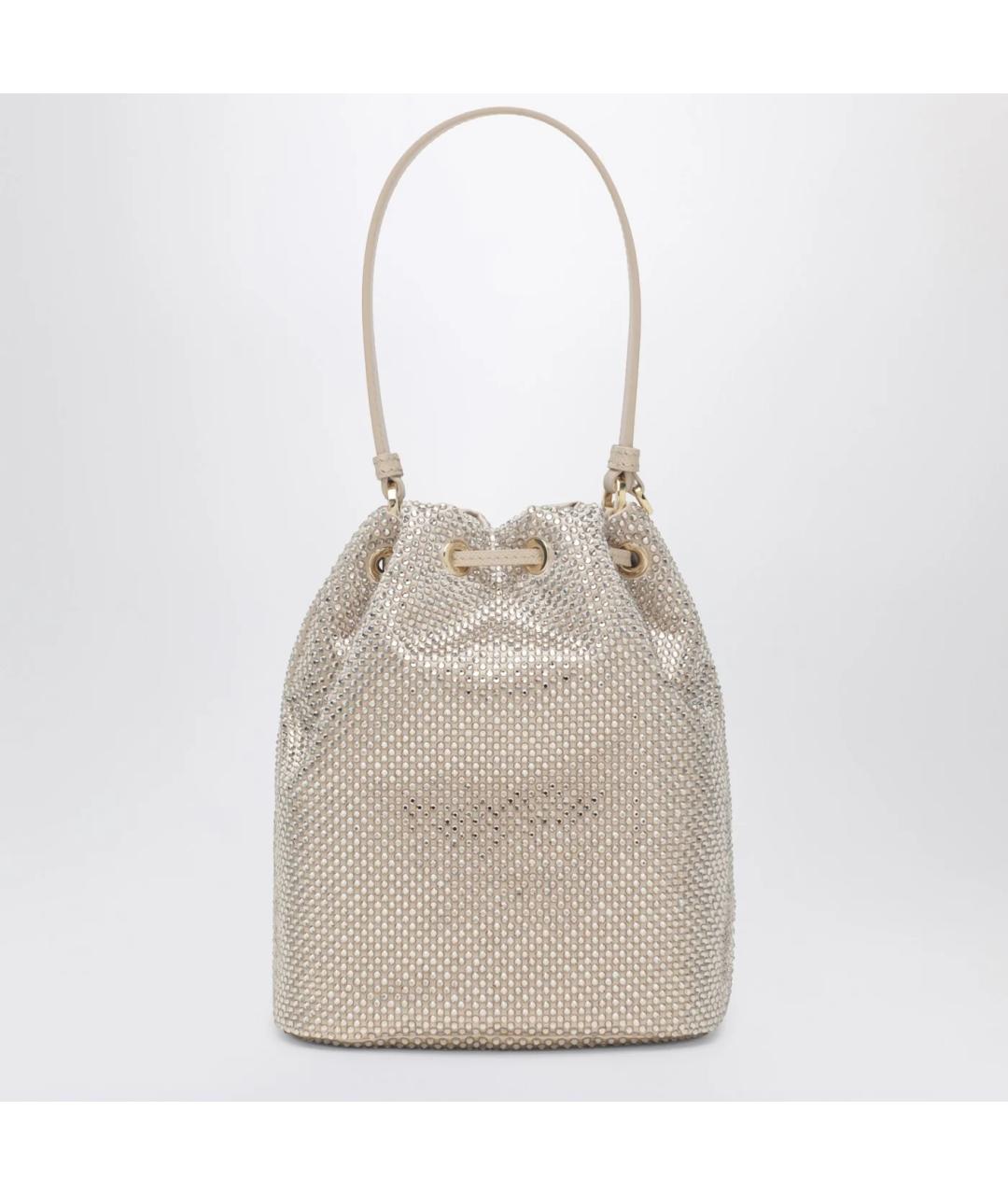 PRADA Бежевая синтетическая сумка через плечо, фото 2