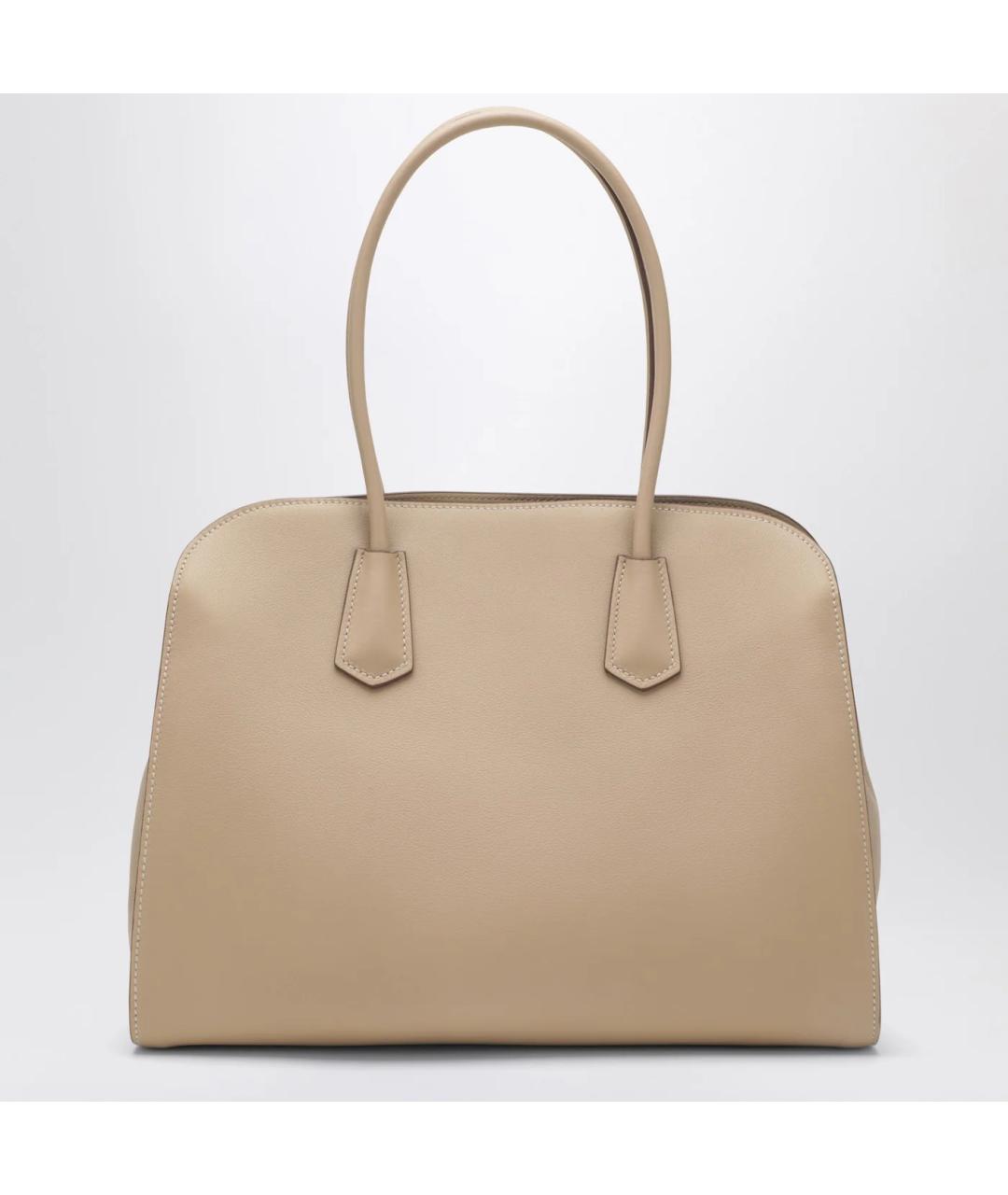 PRADA Бежевая кожаная сумка тоут, фото 2