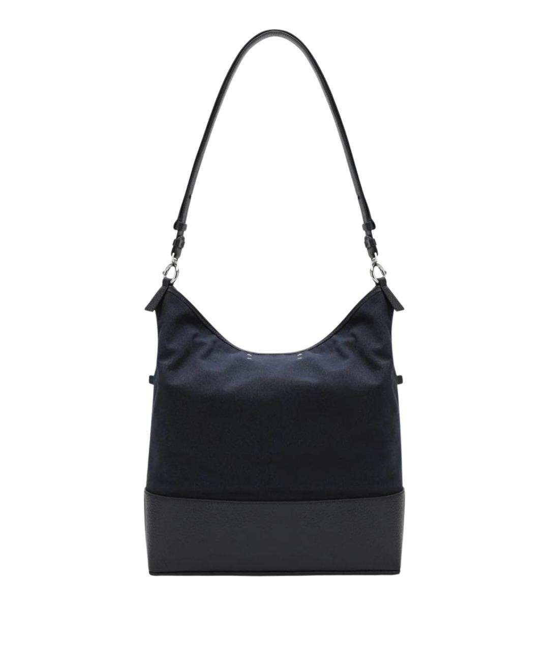 MAISON MARGIELA Синяя кожаная сумка на плечо, фото 2