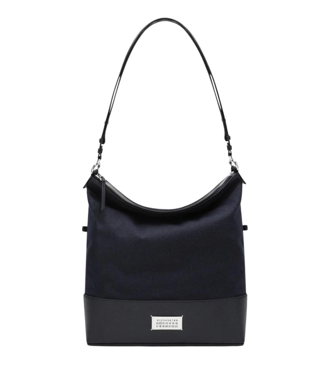 MAISON MARGIELA Синяя кожаная сумка на плечо, фото 1