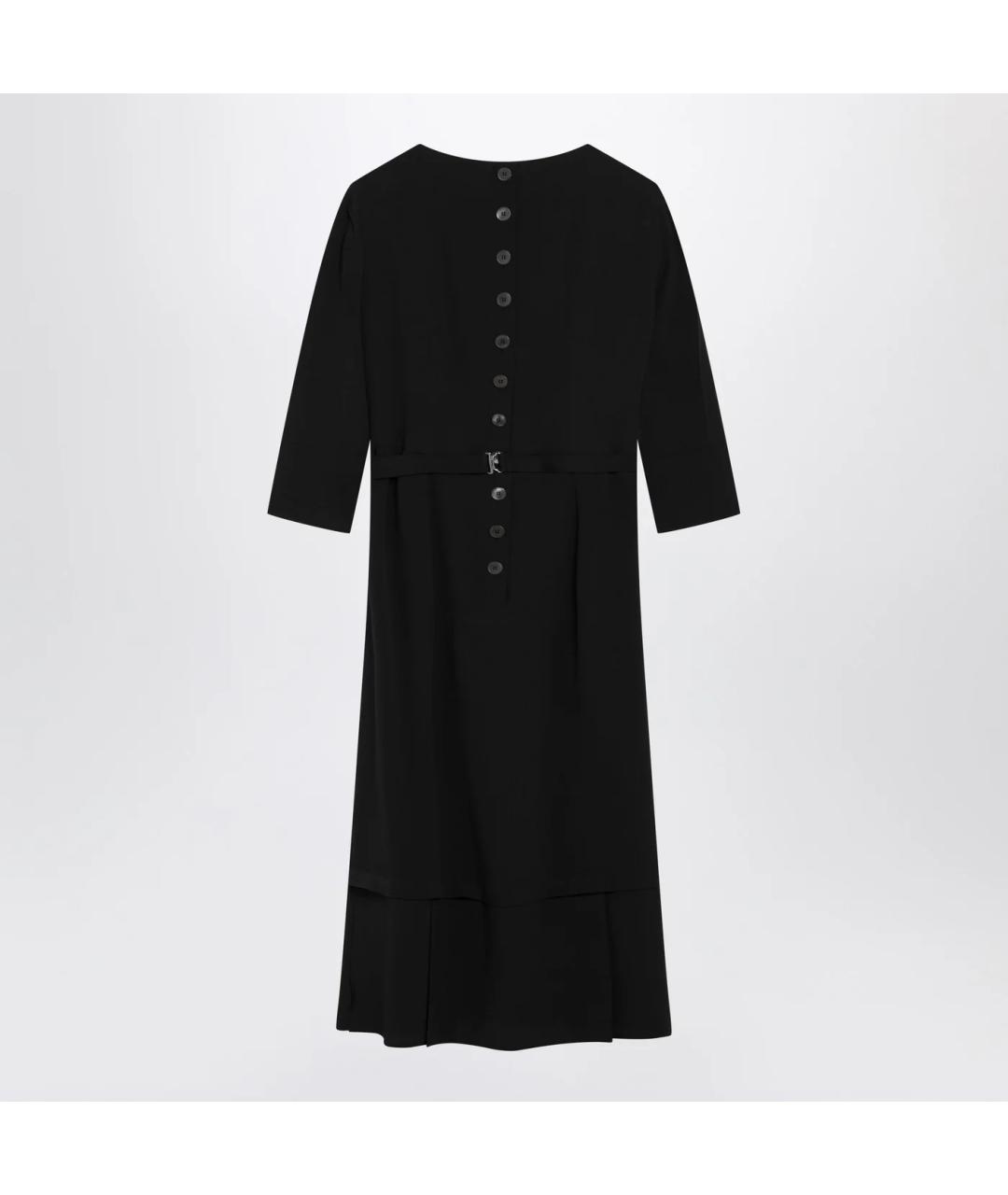 PRADA Черное шелковое платье, фото 2