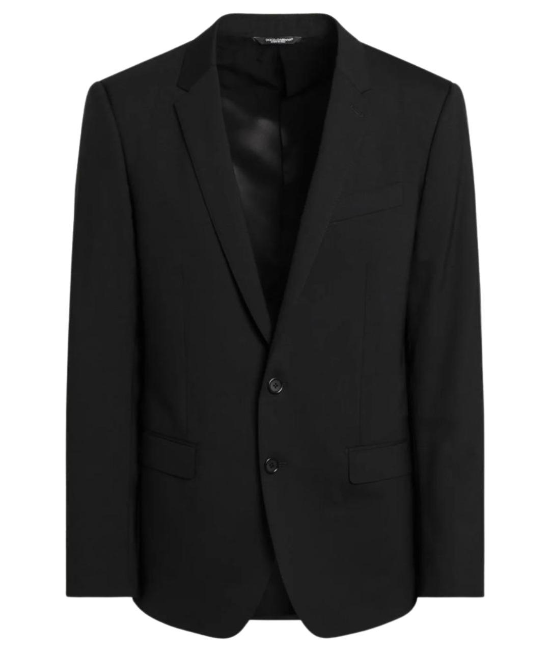 DOLCE&GABBANA Черный классический костюм, фото 1