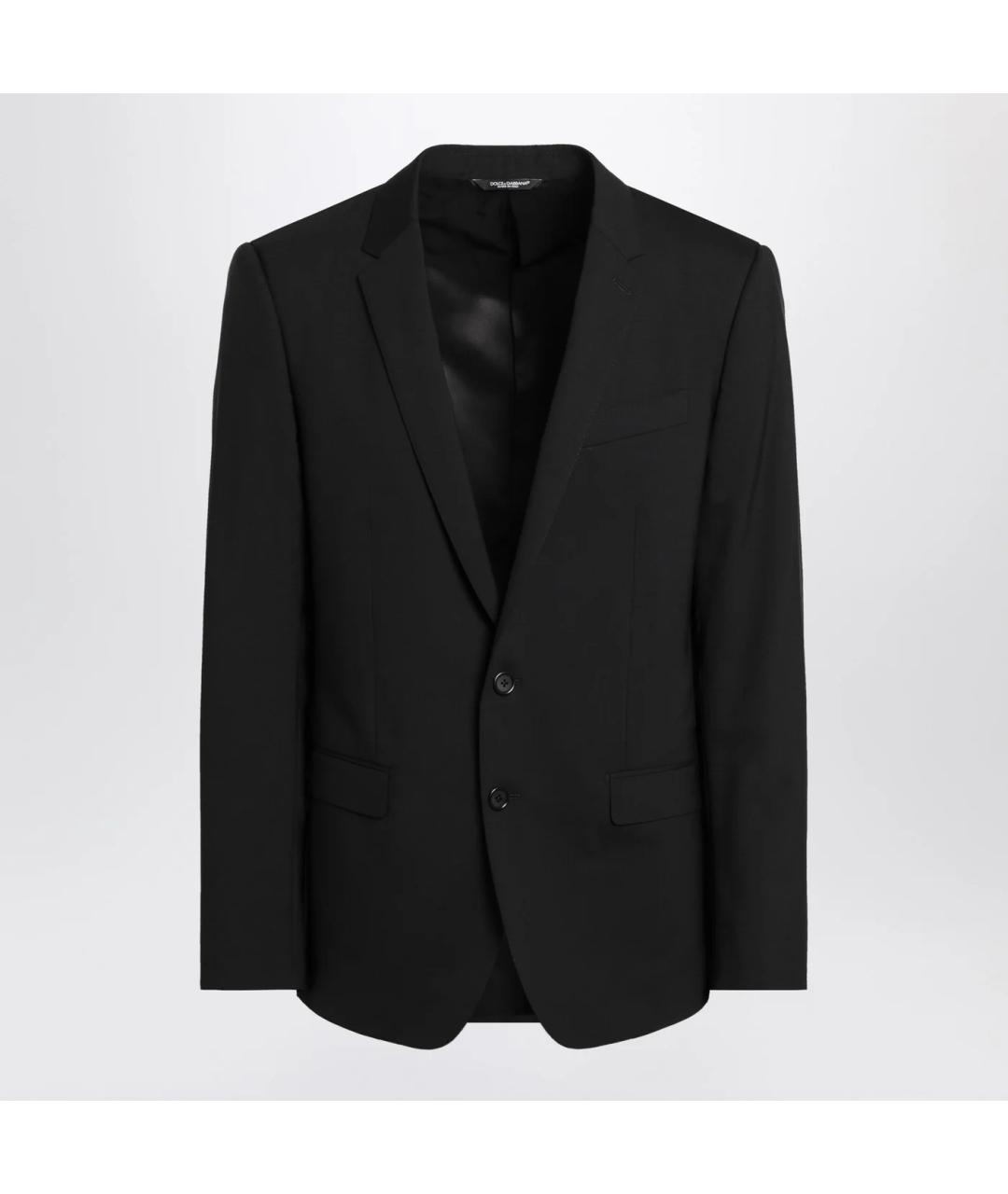 DOLCE&GABBANA Черный классический костюм, фото 3