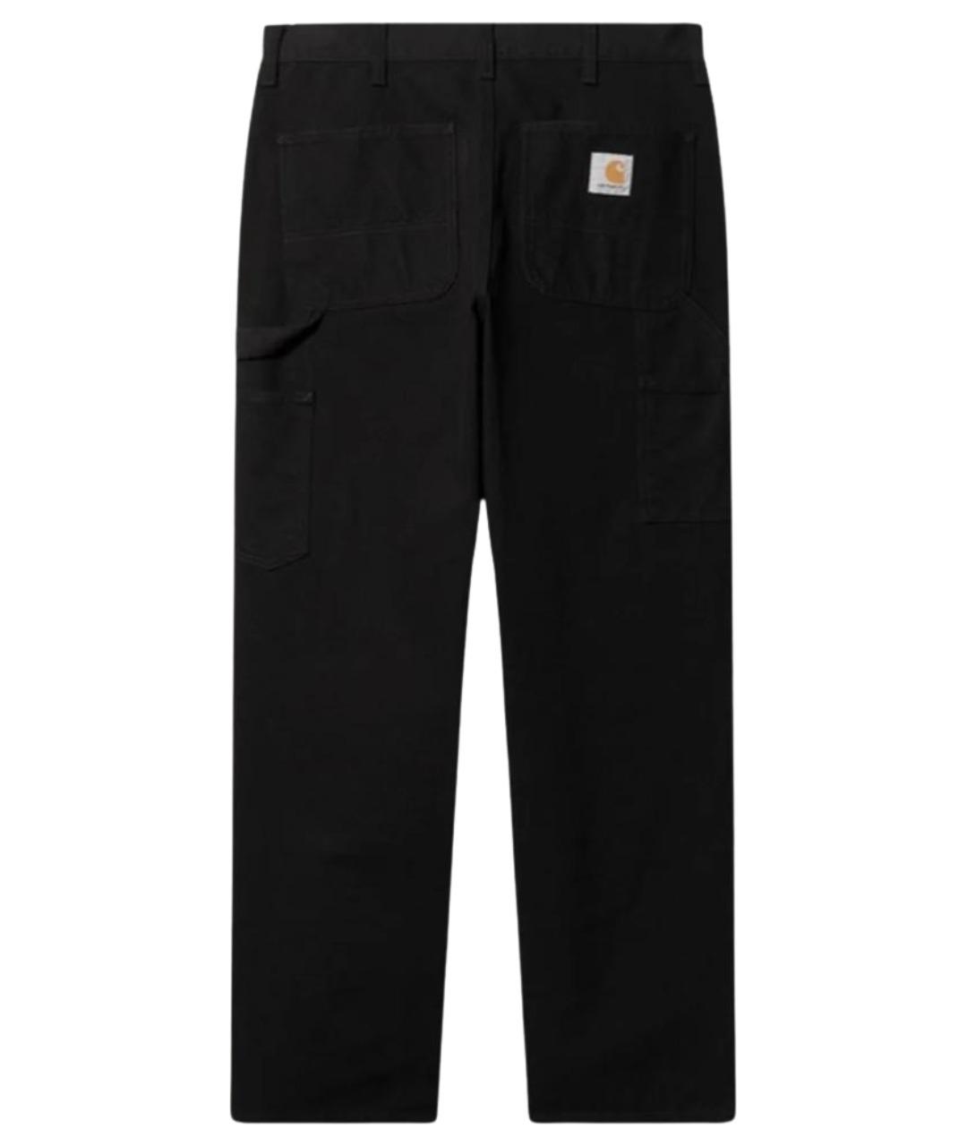 CARHARTT WIP Черные хлопковые повседневные брюки, фото 2