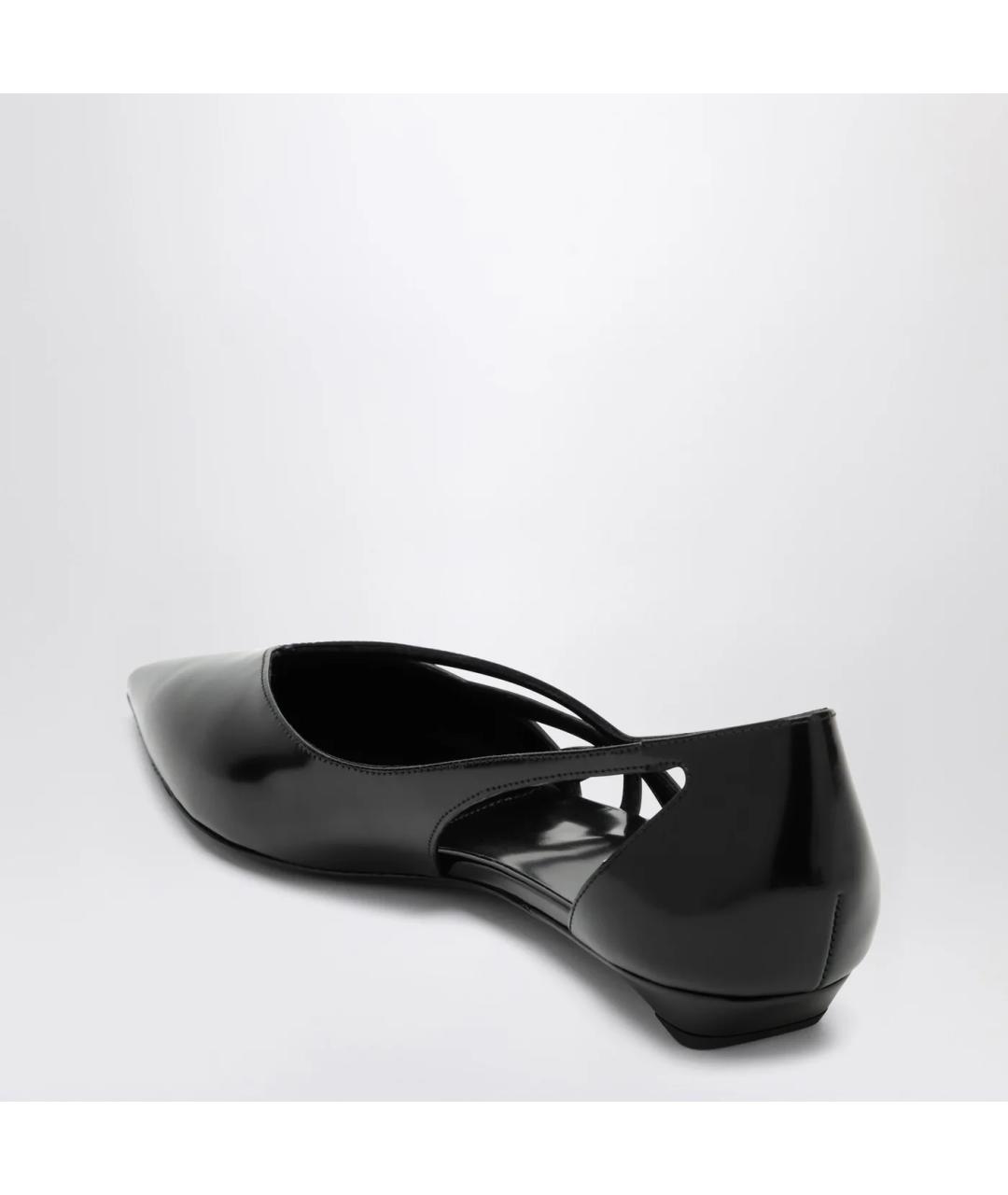 PRADA Черные балетки из лакированной кожи, фото 2