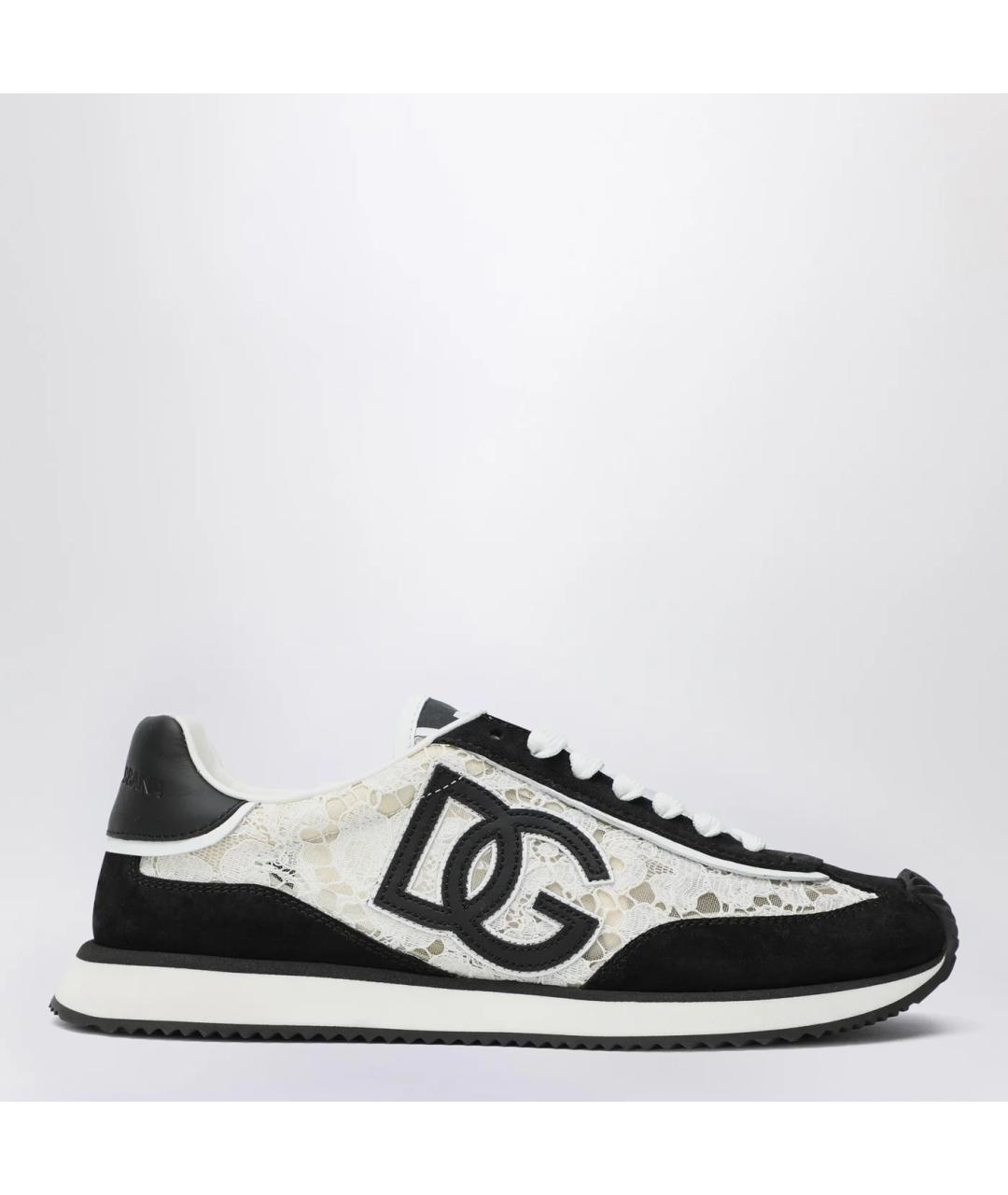 DOLCE&GABBANA Мульти кожаные кроссовки, фото 3