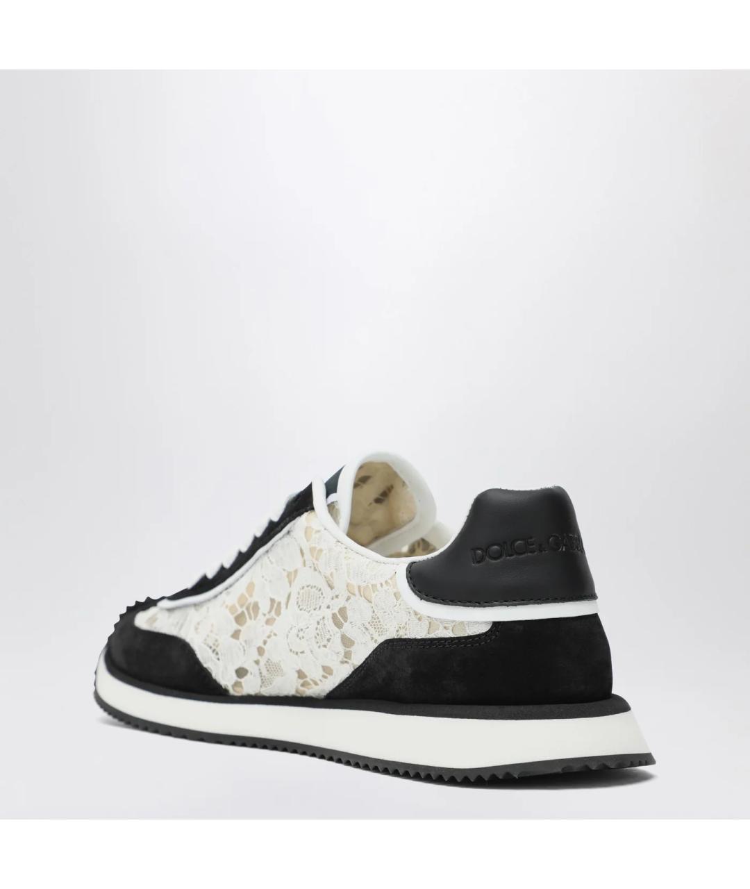 DOLCE&GABBANA Мульти кожаные кроссовки, фото 2