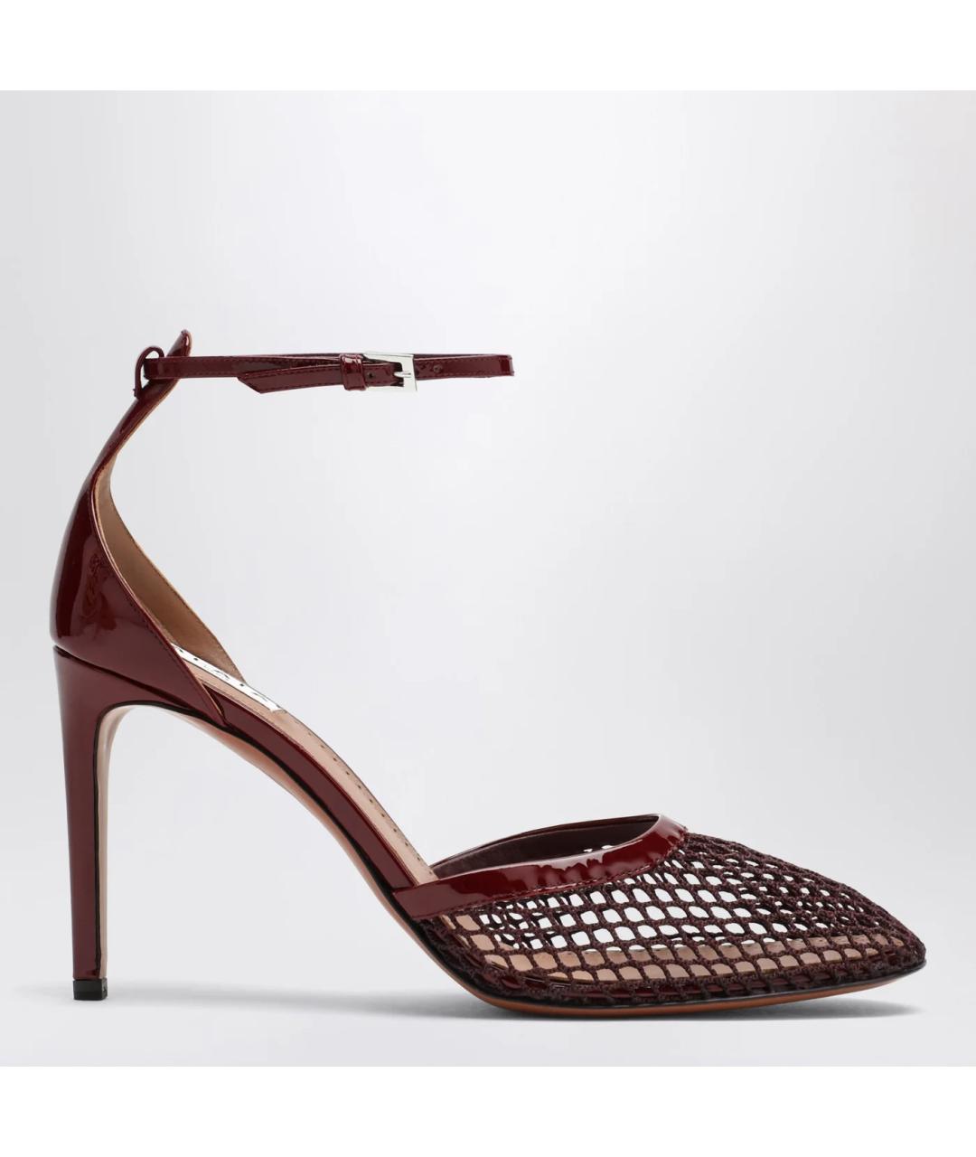 ALAIA Бордовые туфли из лакированной кожи, фото 3