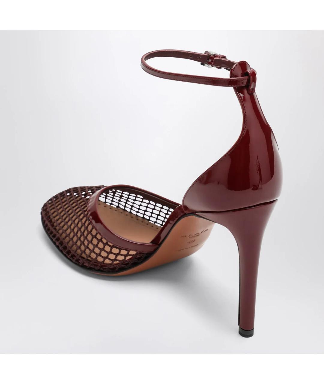 ALAIA Бордовые туфли из лакированной кожи, фото 2