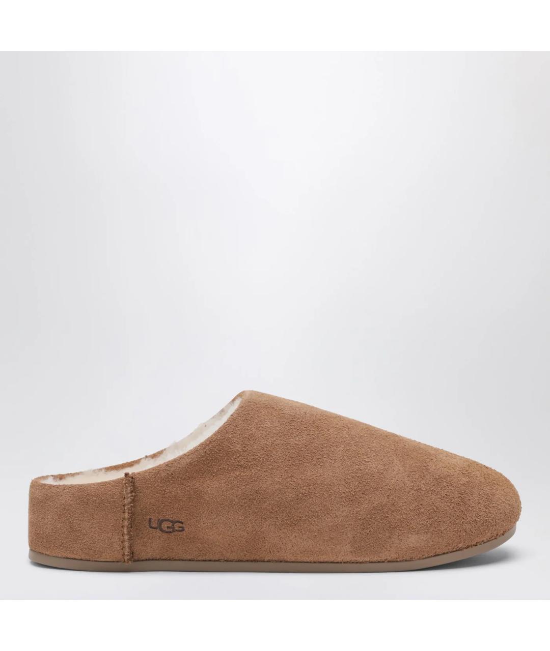 UGG AUSTRALIA Коричневые замшевые мюли, фото 3