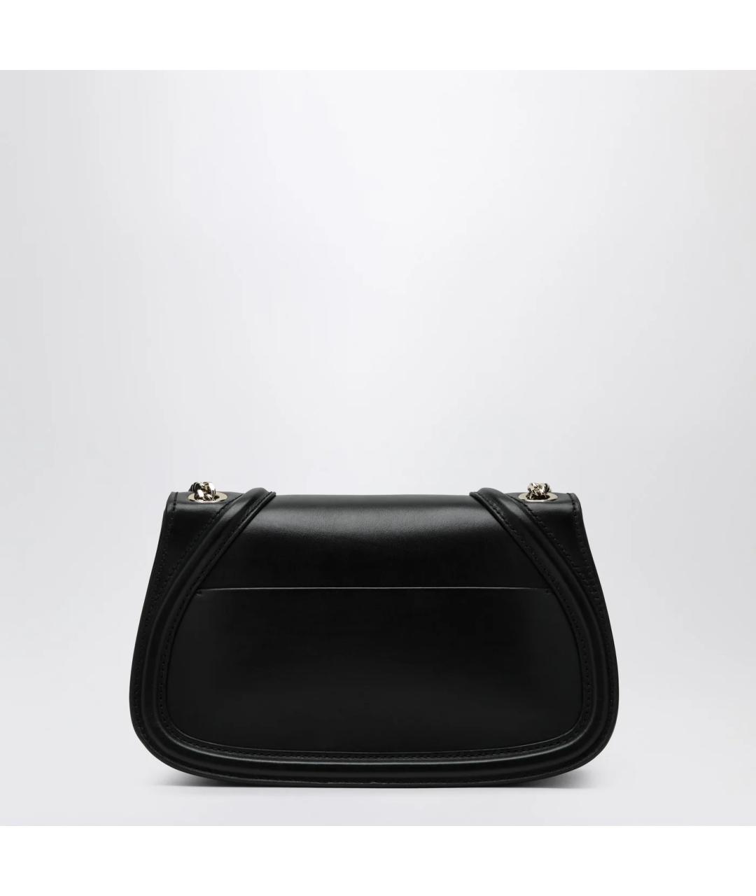 GUCCI Черная кожаная сумка через плечо, фото 2