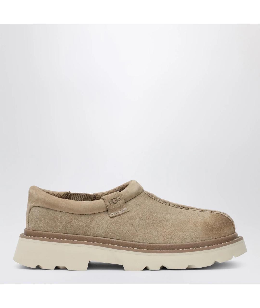 UGG AUSTRALIA Бежевые замшевые низкие ботинки, фото 3