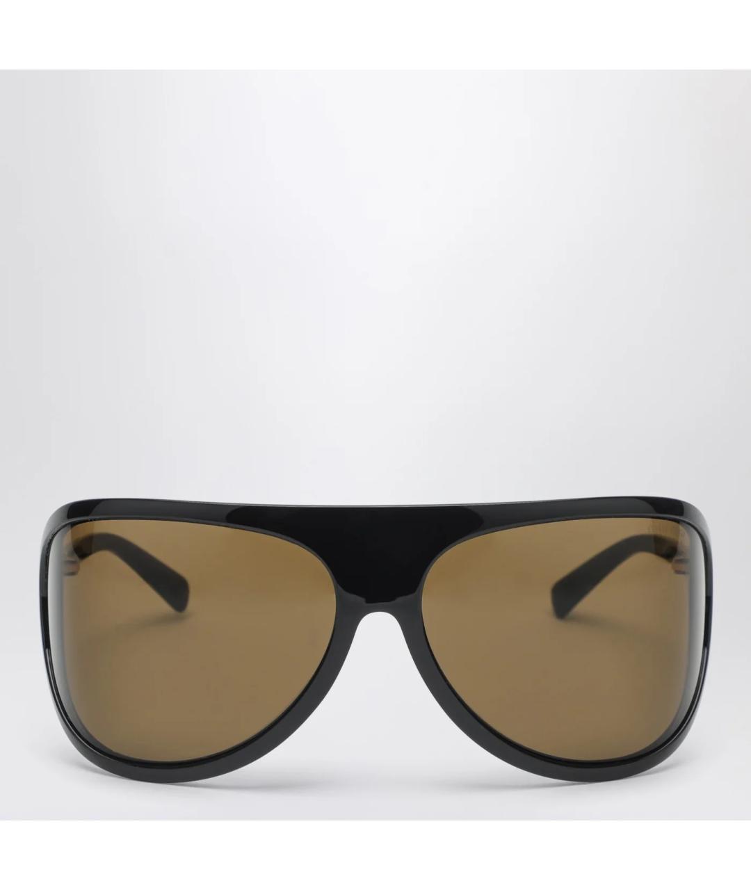 MIU MIU Коричневые пластиковые солнцезащитные очки, фото 3