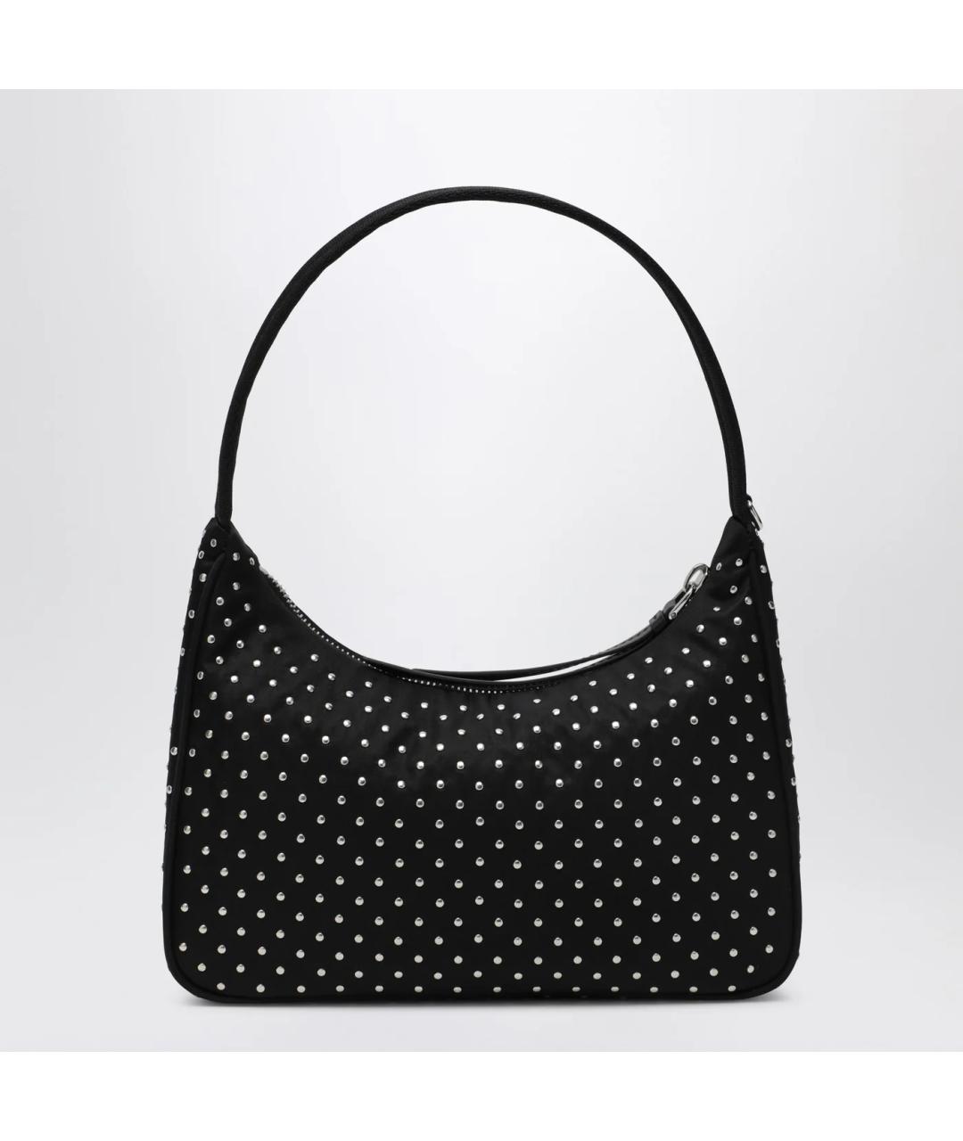 PRADA Черная синтетическая сумка с короткими ручками, фото 2