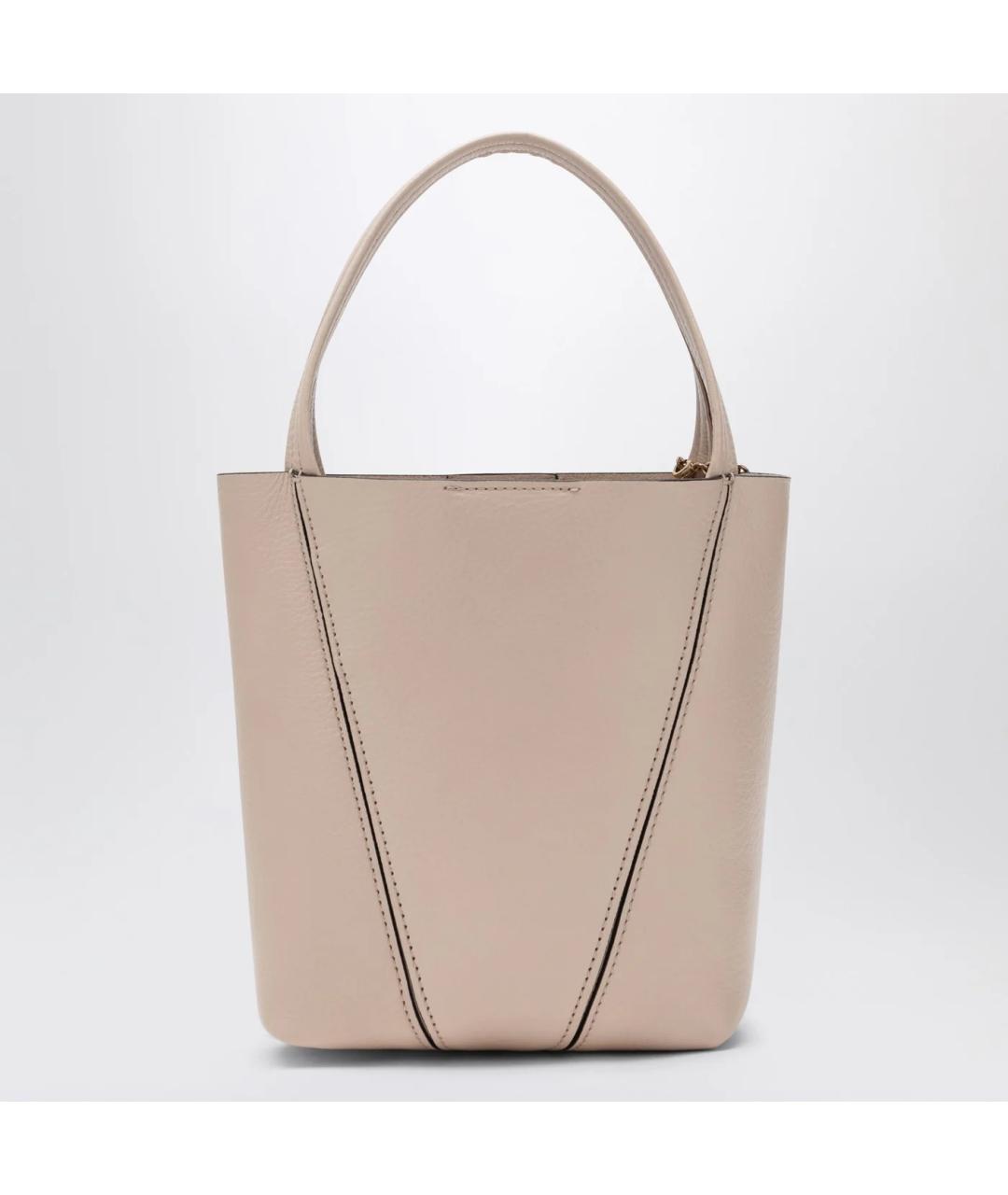 CHLOE Розовая кожаная сумка тоут, фото 2