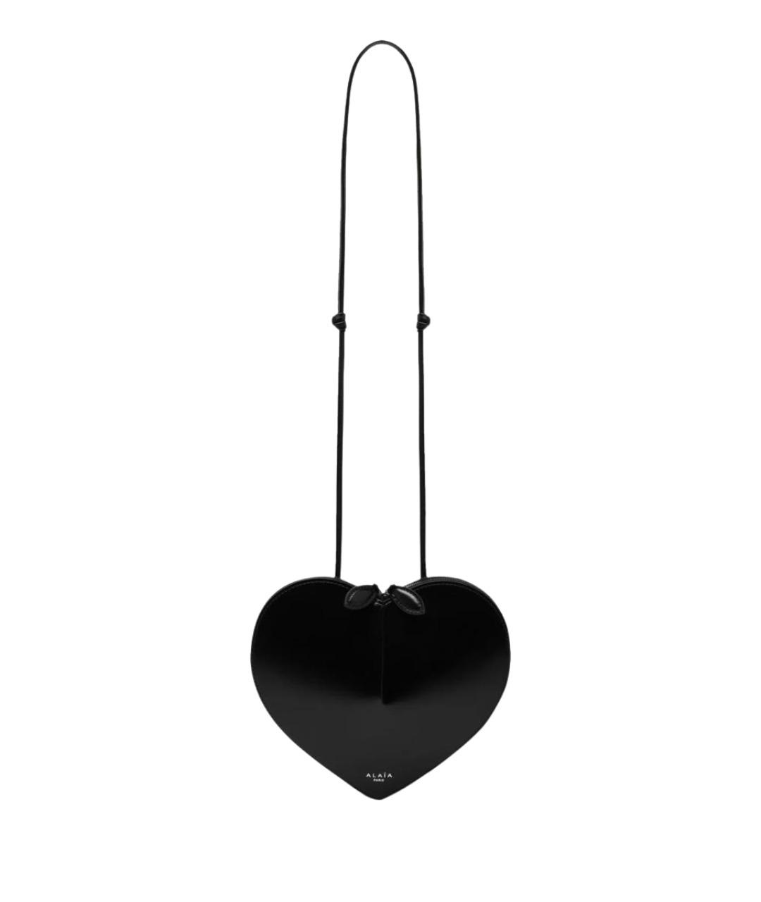 ALAIA Черная кожаная сумка через плечо, фото 1