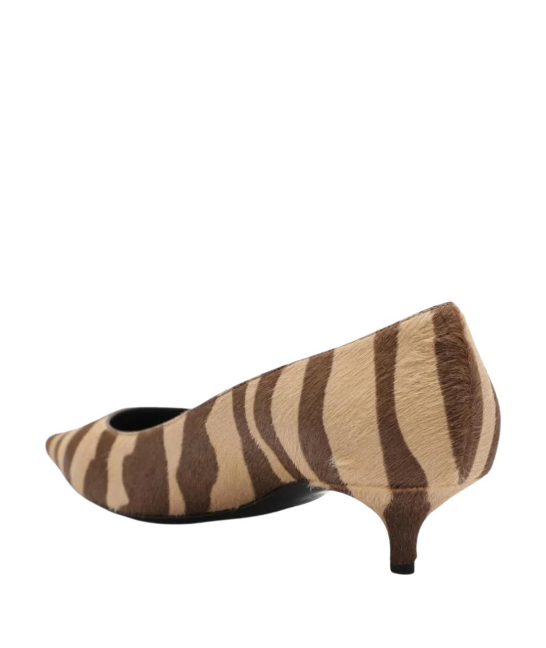 JIMMY CHOO Коричневые кожаные туфли, фото 2