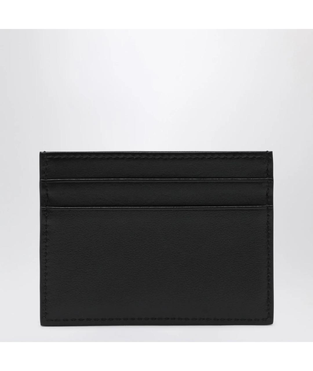 DOLCE&GABBANA Черный кожаный кардхолдер, фото 2