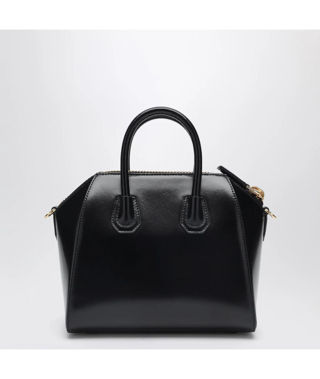 GIVENCHY Черная кожаная сумка тоут, фото 2