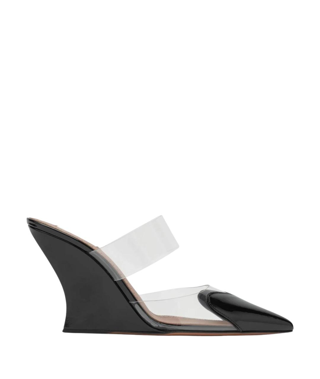 ALAIA Черные мюли из лакированной кожи, фото 1