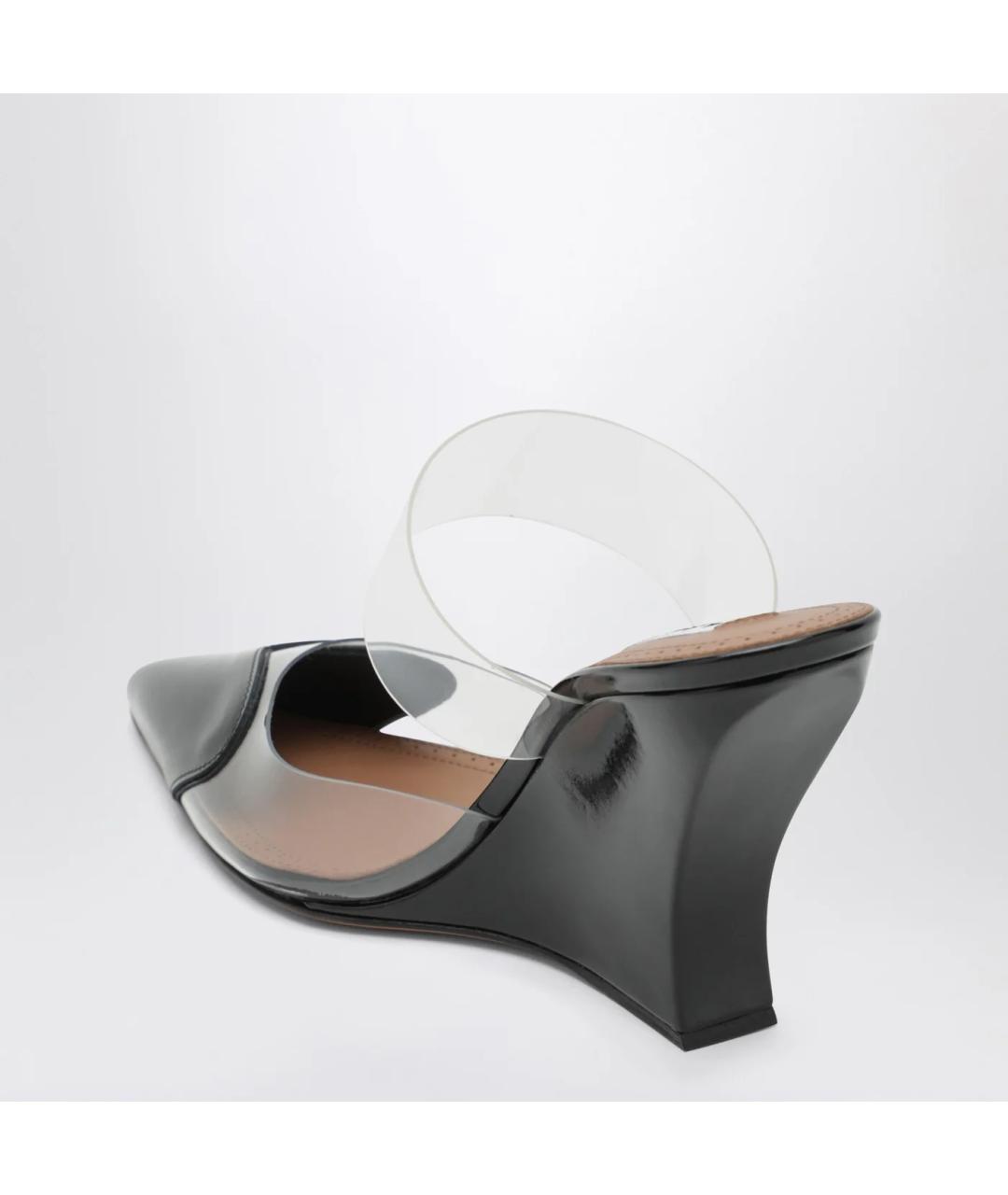 ALAIA Черные мюли из лакированной кожи, фото 2