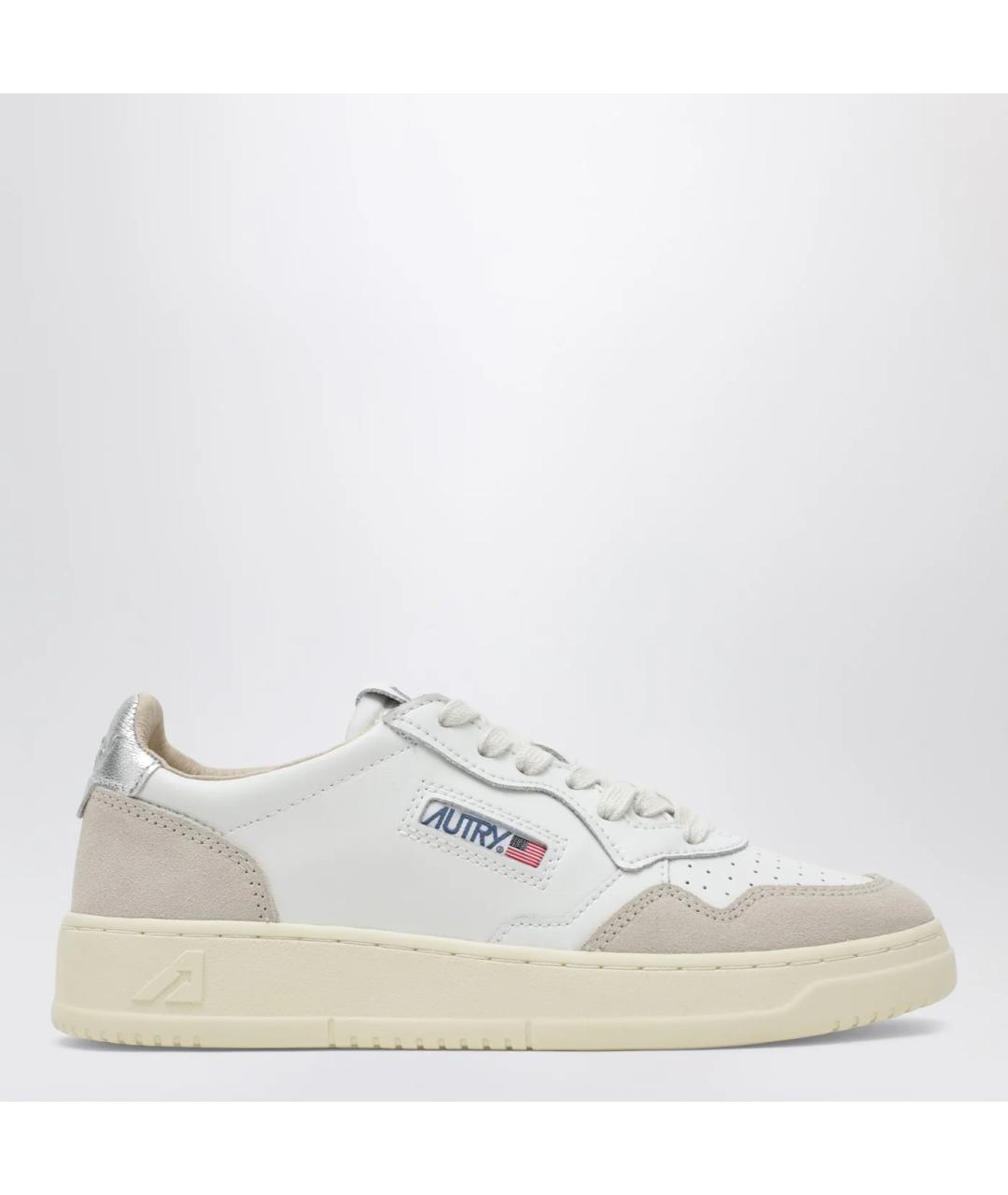 AUTRY Белые кожаные кроссовки, фото 3
