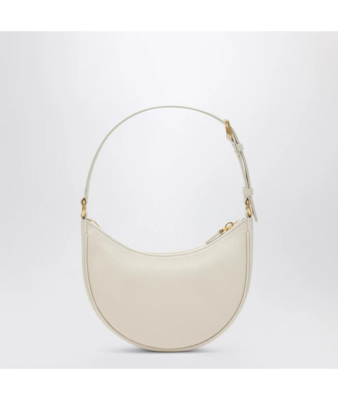 VALENTINO Белая кожаная сумка через плечо, фото 2