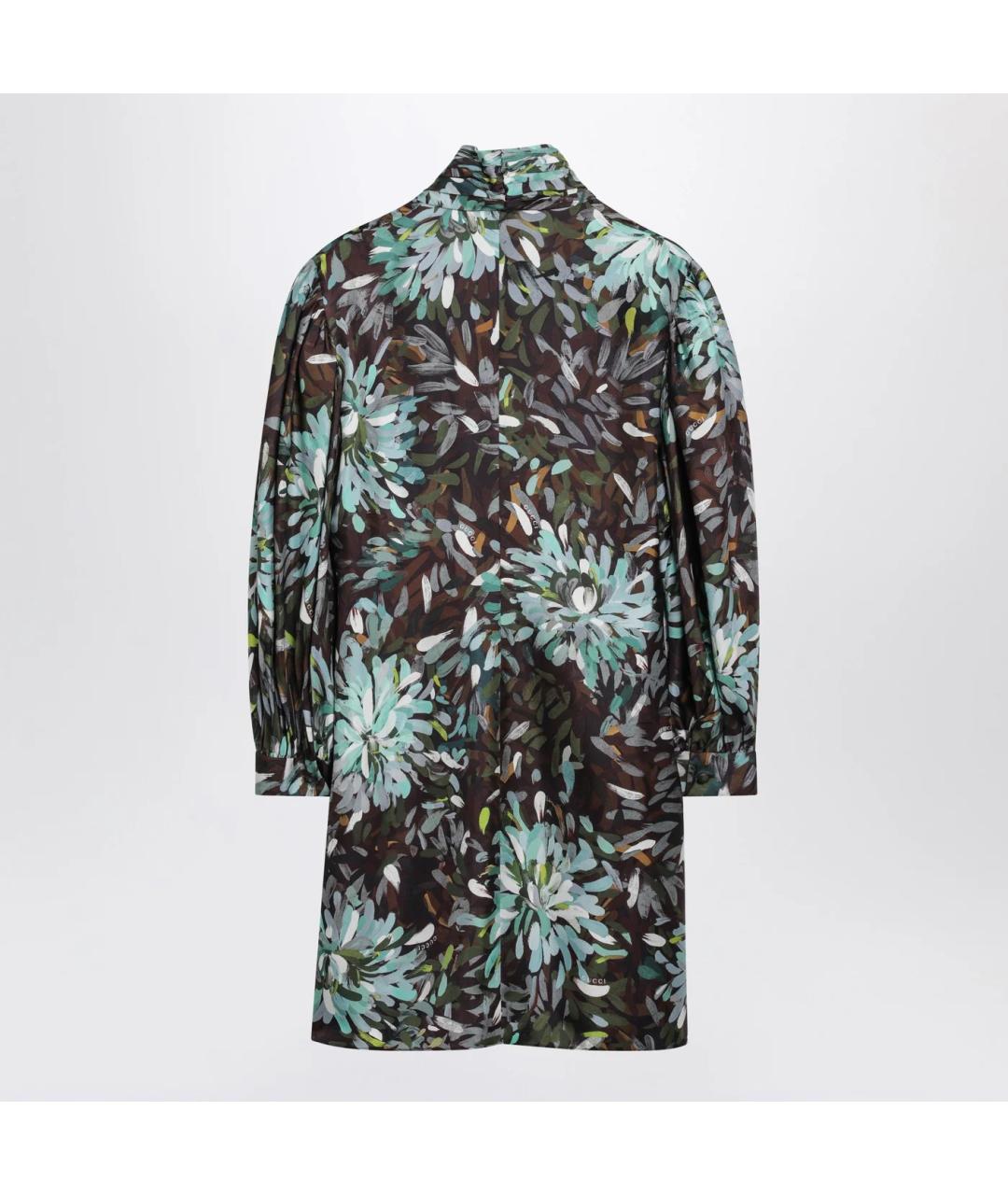 GUCCI Зеленые коктейльное платье, фото 2