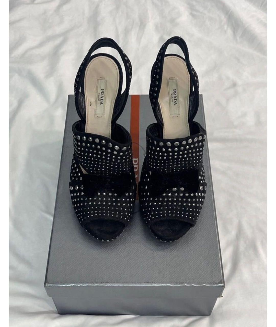 PRADA Черные туфли, фото 2
