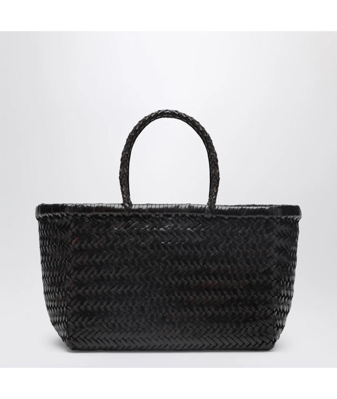 Dragon Diffusion Коричневая кожаная сумка тоут, фото 2