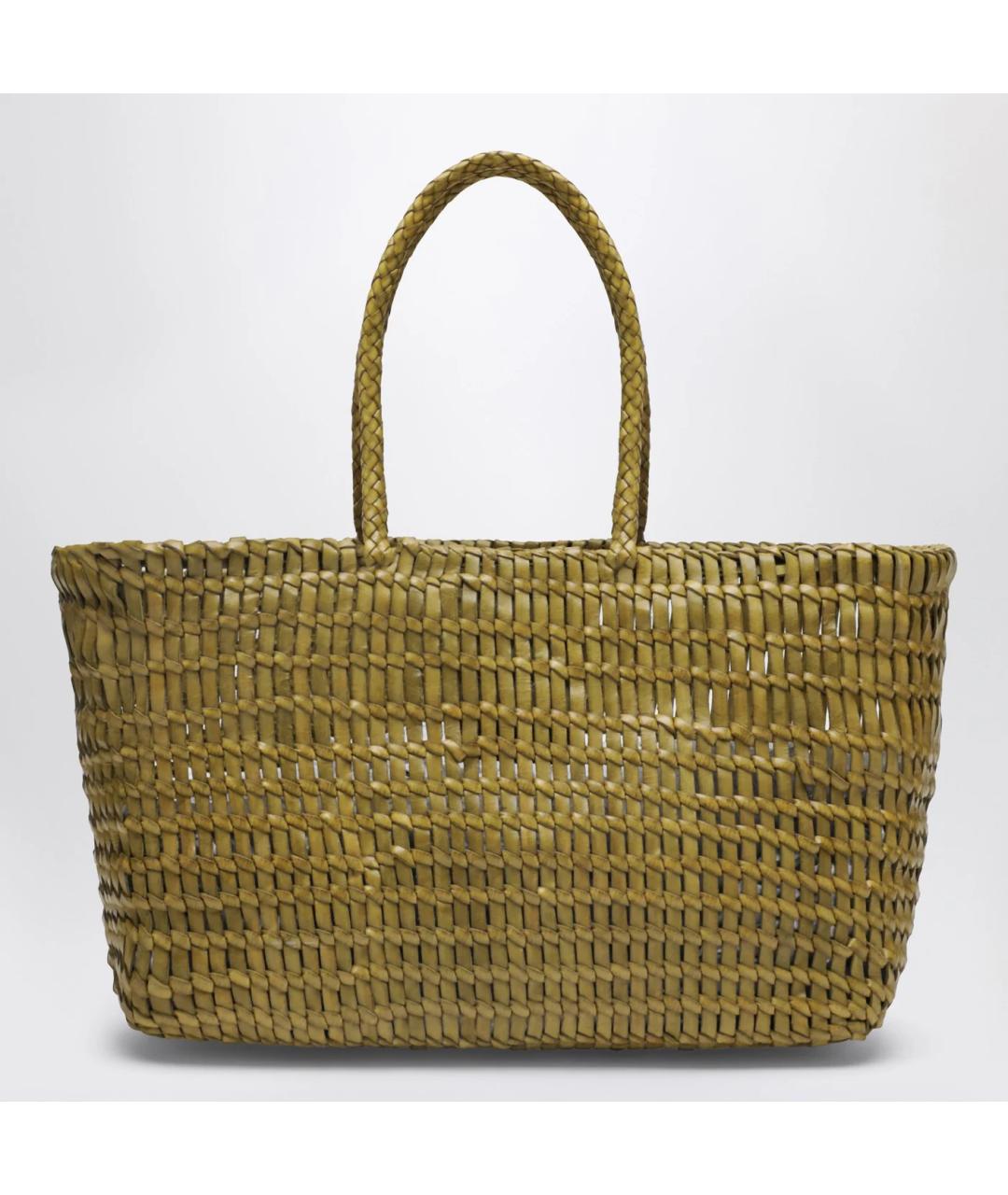 Dragon Diffusion Зеленая кожаная сумка тоут, фото 2