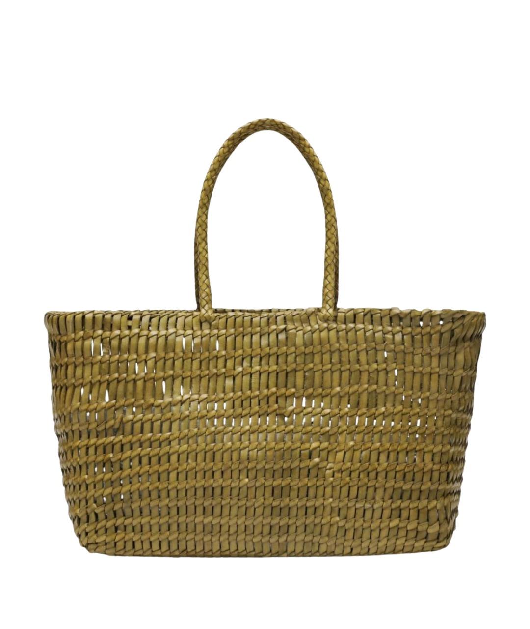 Dragon Diffusion Зеленая кожаная сумка тоут, фото 1