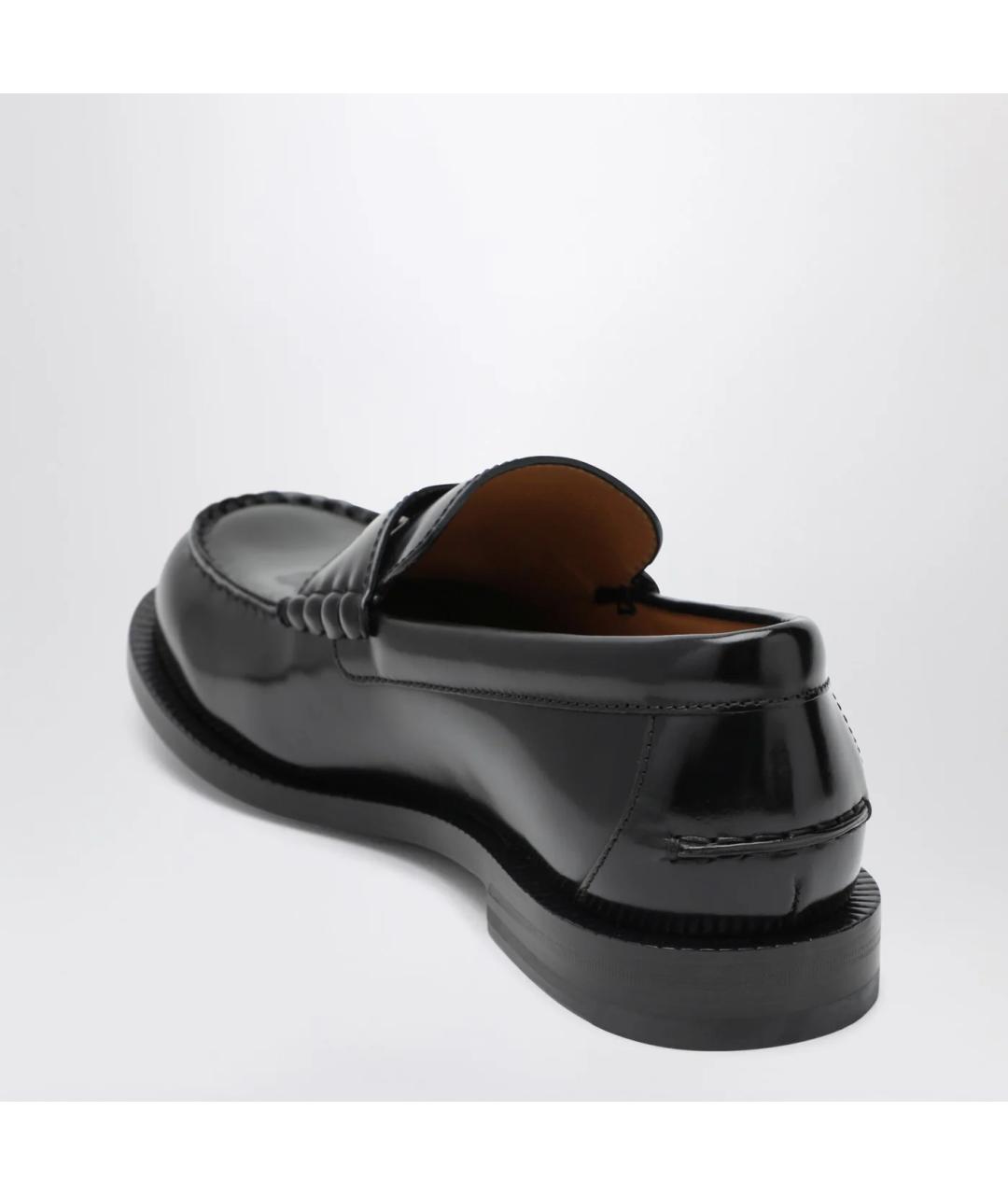GUCCI Черные кожаные лоферы, фото 2