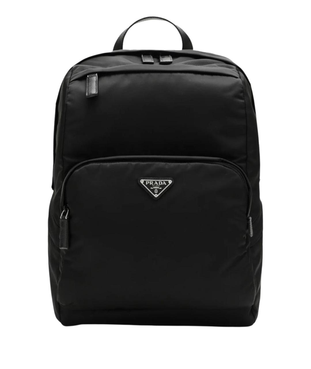 PRADA Черный синтетический рюкзак, фото 1