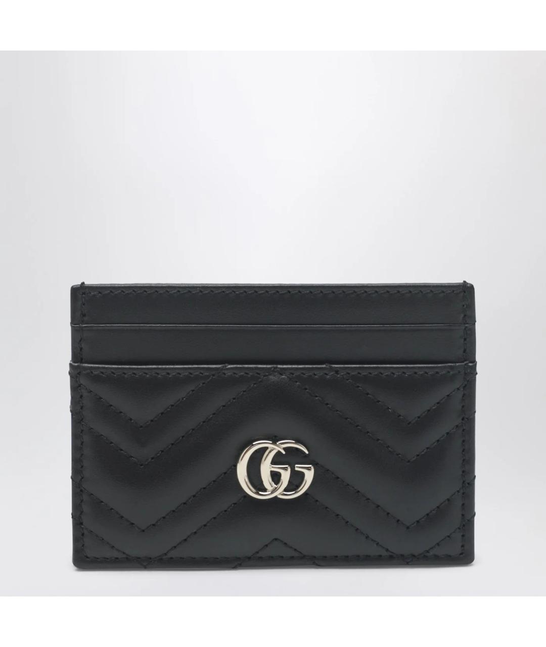 GUCCI Черный кожаный кардхолдер, фото 3