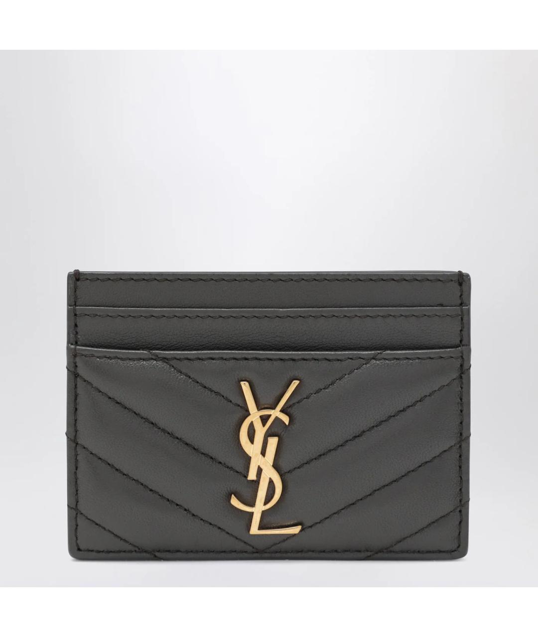 SAINT LAURENT Мульти кожаный кардхолдер, фото 3