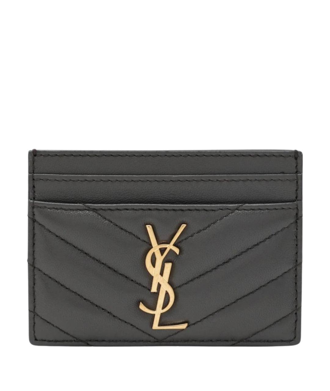 SAINT LAURENT Мульти кожаный кардхолдер, фото 1